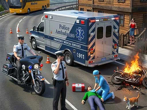 Ambulance Rescue Game - 11pg