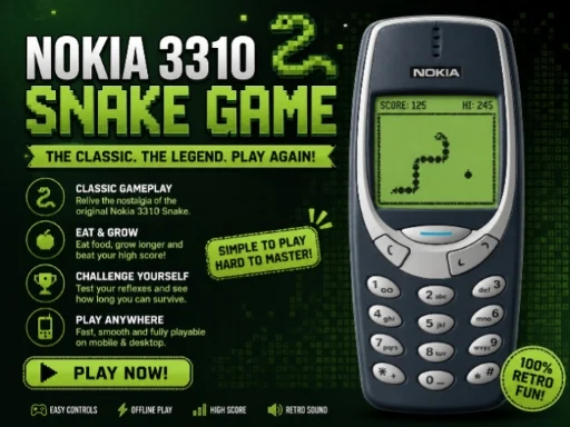 Nokia 3310 Snack Game - 11pg